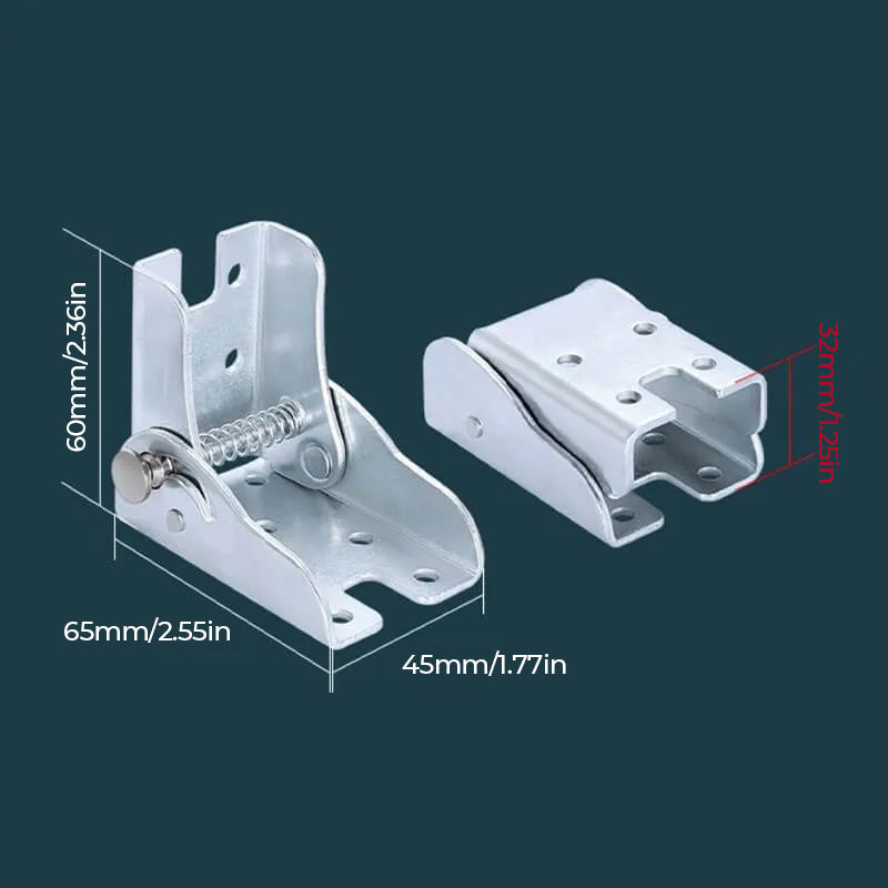 BowLift | 90 Degree Self-Locking Folding Hinge