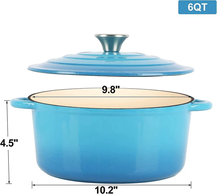 BowLift | Enameled Cast Iron Dutch Oven Pot