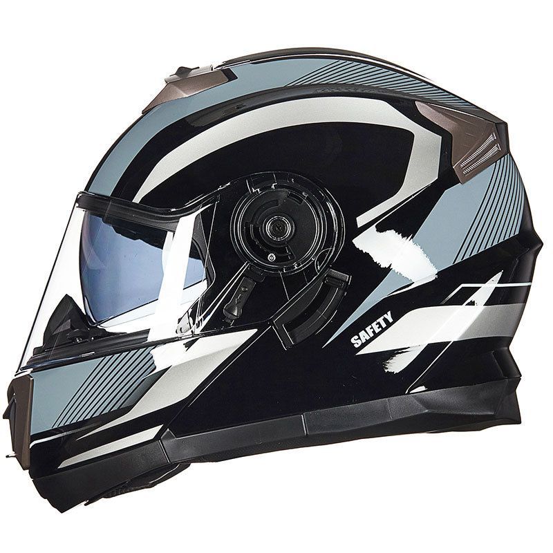 Full-Face Motorcycle Helmet with Advanced Ventilation Bowlift