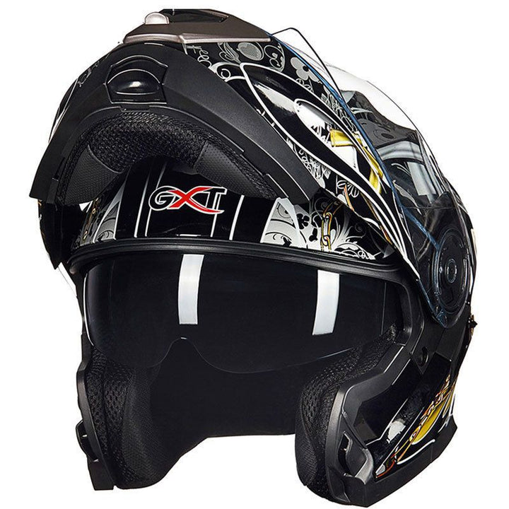 Full-Face Motorcycle Helmet with Advanced Ventilation Bowlift