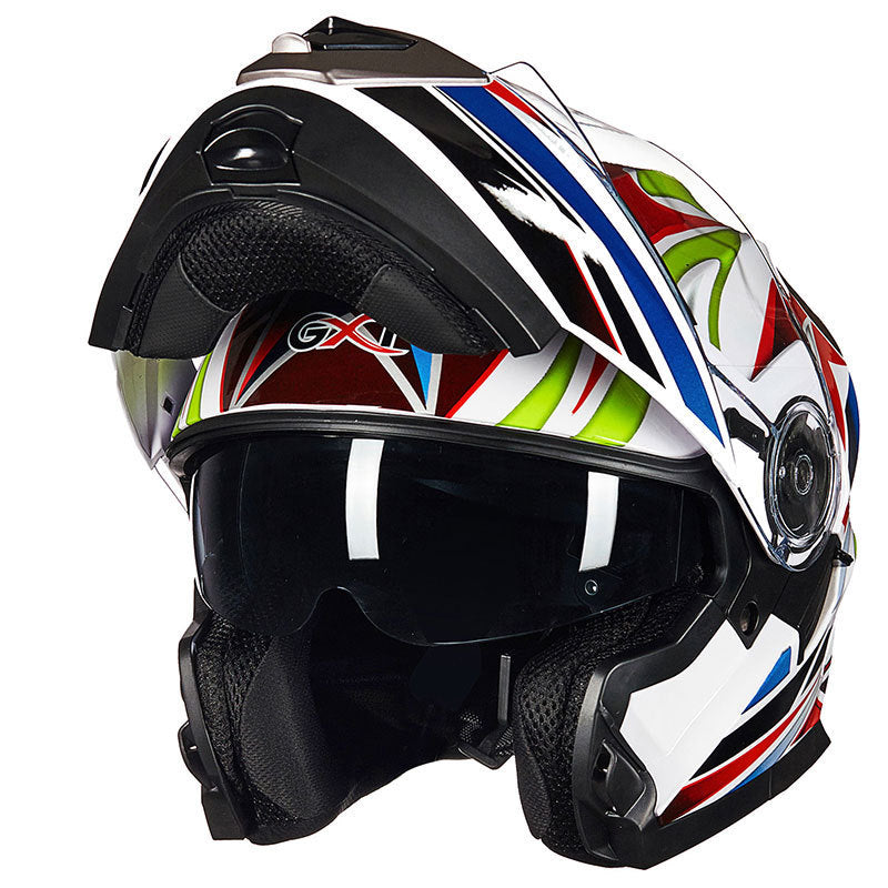 Aerodynamic Full-Face Motorcycle Helmet Bowlift