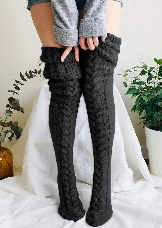 BowLift | Winter Soft Warm Over Knee Extra Long Knitted Socks