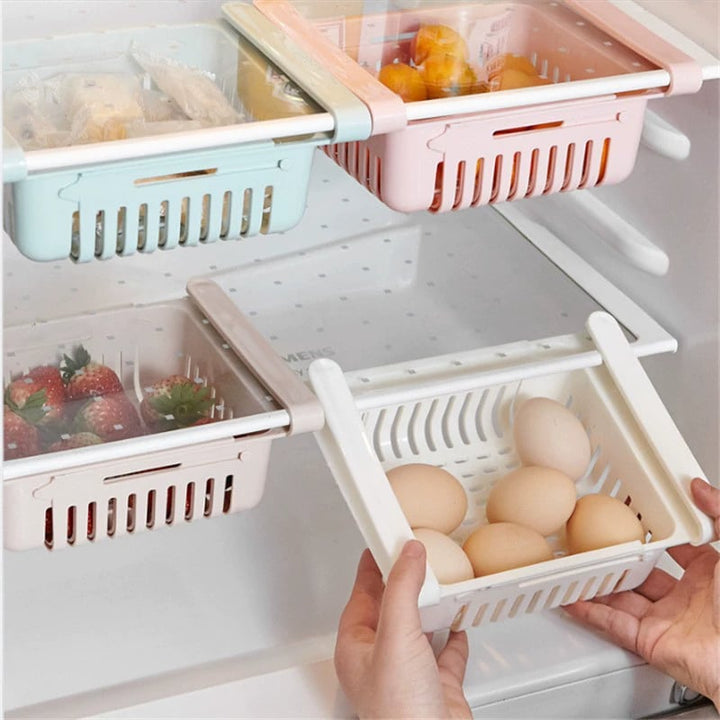 BowLift | Multi-Purpose Refrigerator Organizer – Stackable Food Container with Drainage
