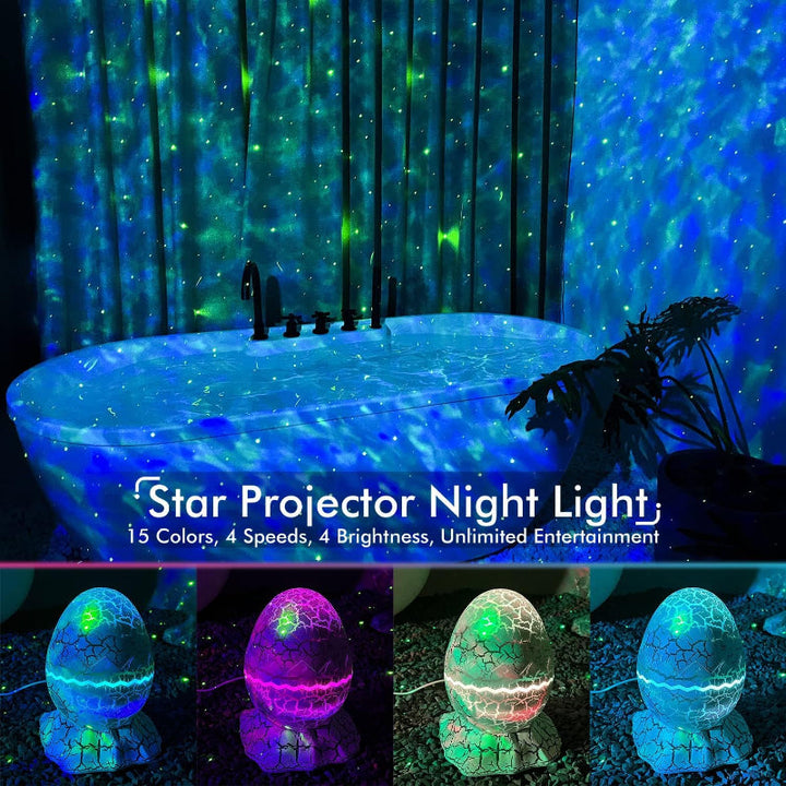 BowLift | 4 In 1 Star and Galaxy Projector with Bluetooth Speaker