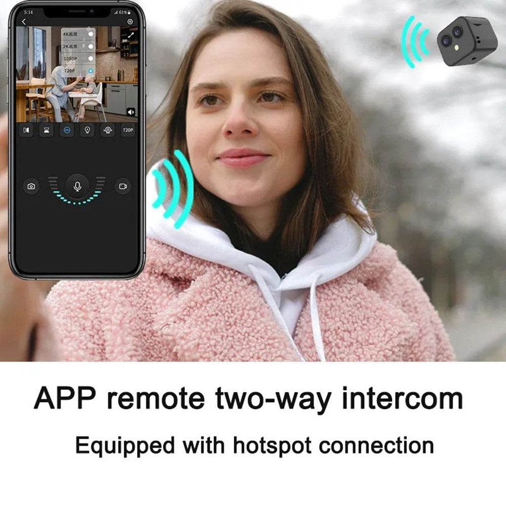 BowLift | Wireless 4K Security Camera with 170° Wide Angle & Intercom