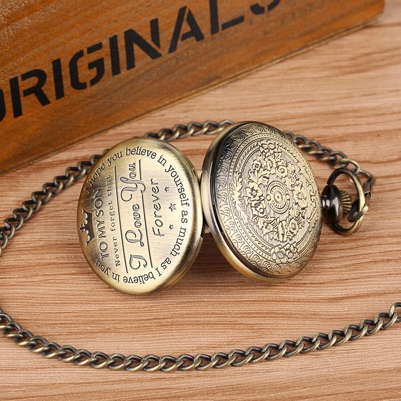 BowLift | To my son quartz pocket watch