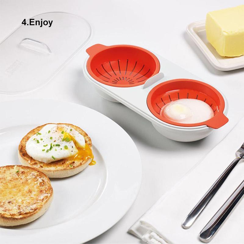 BowLift | Double Microwave Egg Cooker