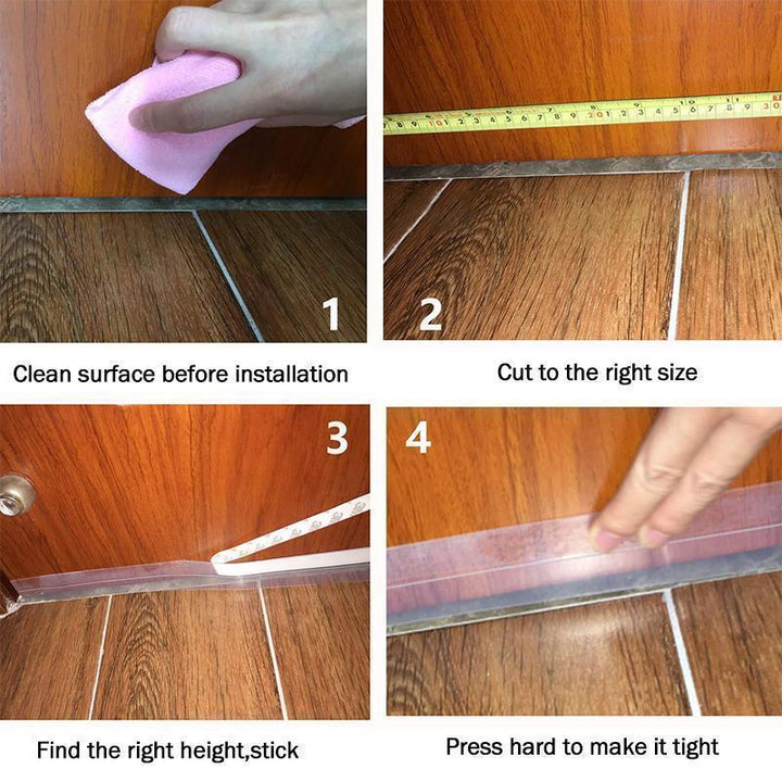 Silicone Door and Window Sealing Strip, 5 m