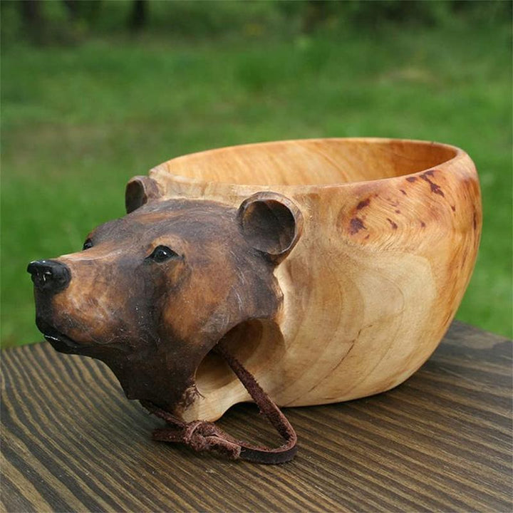 BowLift | Hand-carved wooden cup