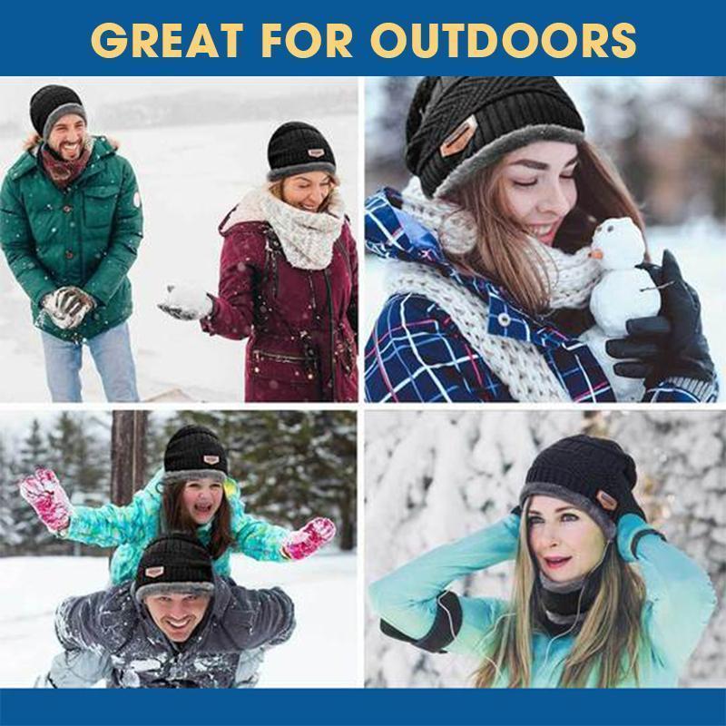 BowLift | Warm Beanie Cap With Scarf