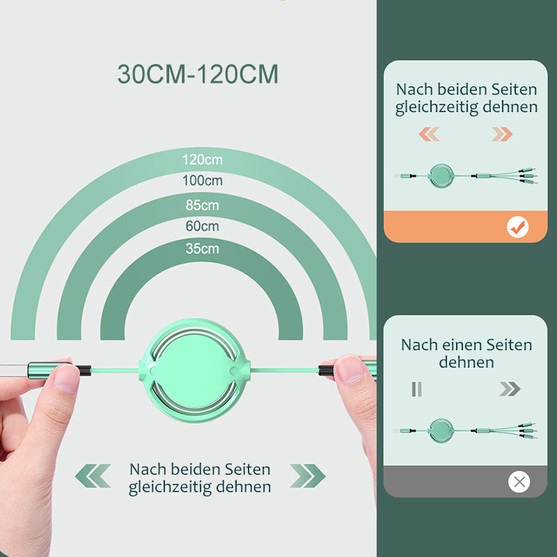 BowLift | 3 in 1 mobile charging cable