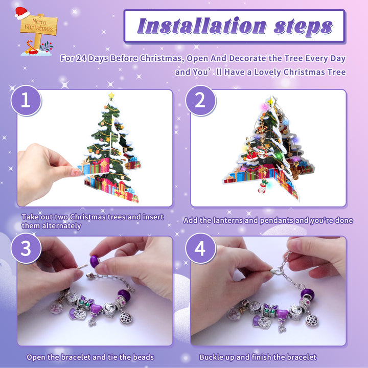 BowLift | Christmas DIY Crystal Santa Blind Box Jewelry