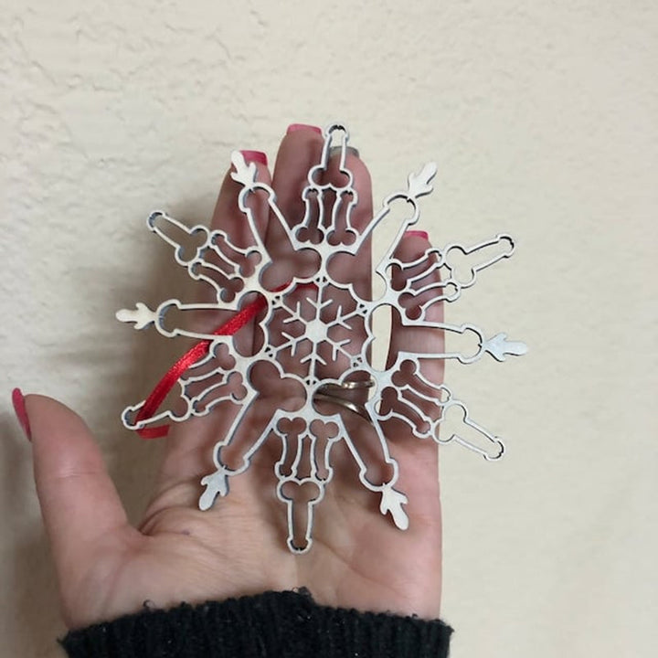 Funnier Snowflake Pendant | Bowlift