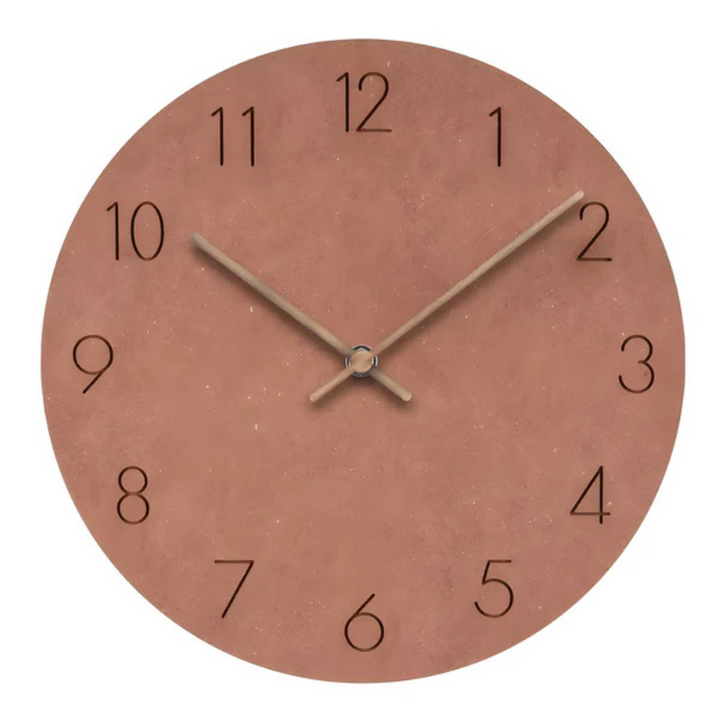 BowLift | Large Wooden Wall Clock – Minimalist Design with Silent Movement