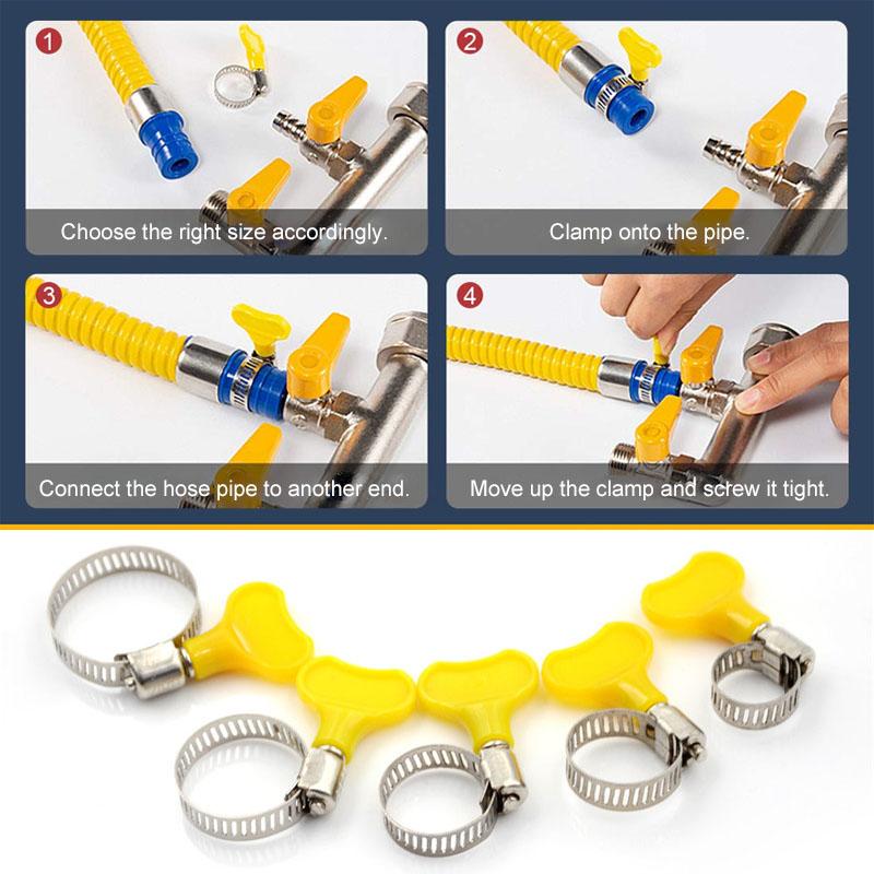 BowLift | Stainless Steel Hose Clamp Set (20 pieces)