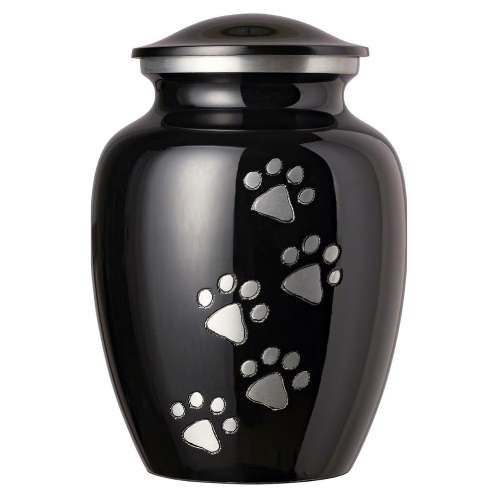 PawEternal • Hand-Carved Aluminum Pet Cremation Urn