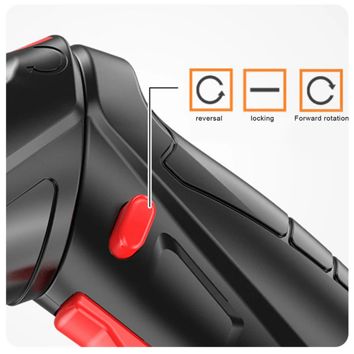 Electric Cordless Screwdriver - Lightweight Tool, Heavy-Duty Power Bowlift