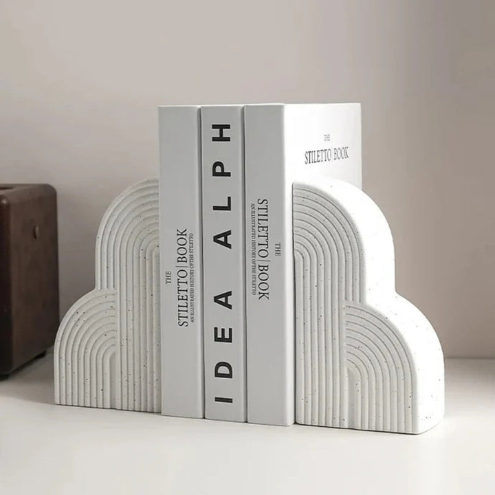 BowLift | Persephone Cloud-Shaped Ceramic Bookends
