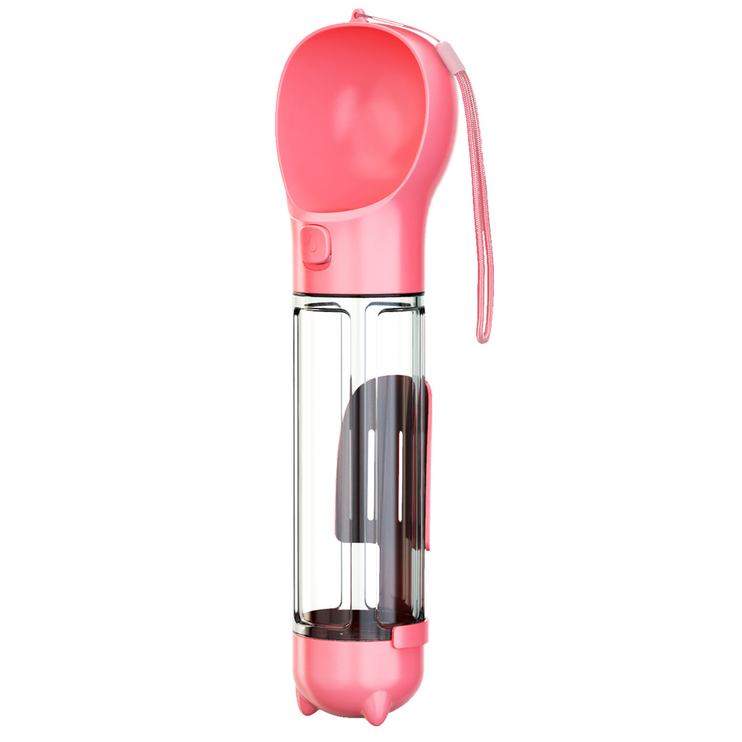 Portable 500ml Pet Water Bottle with Travel Bag