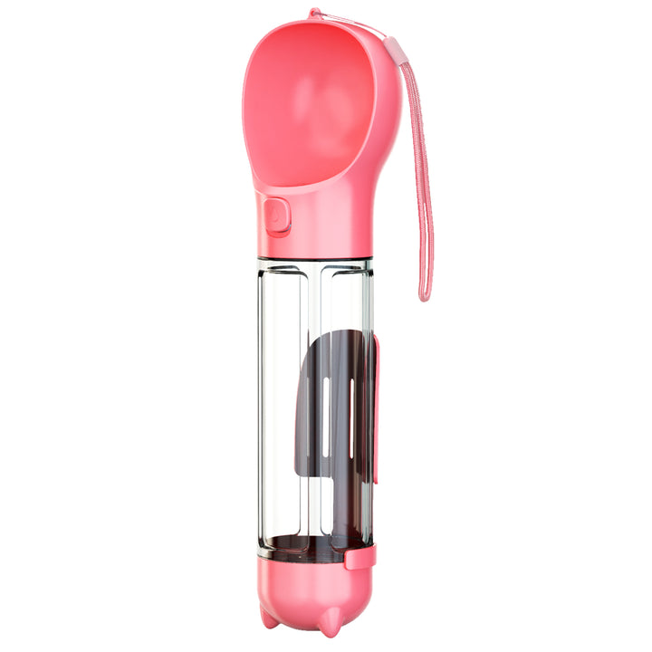 Portable 500ml Pet Water Bottle with Travel Bag