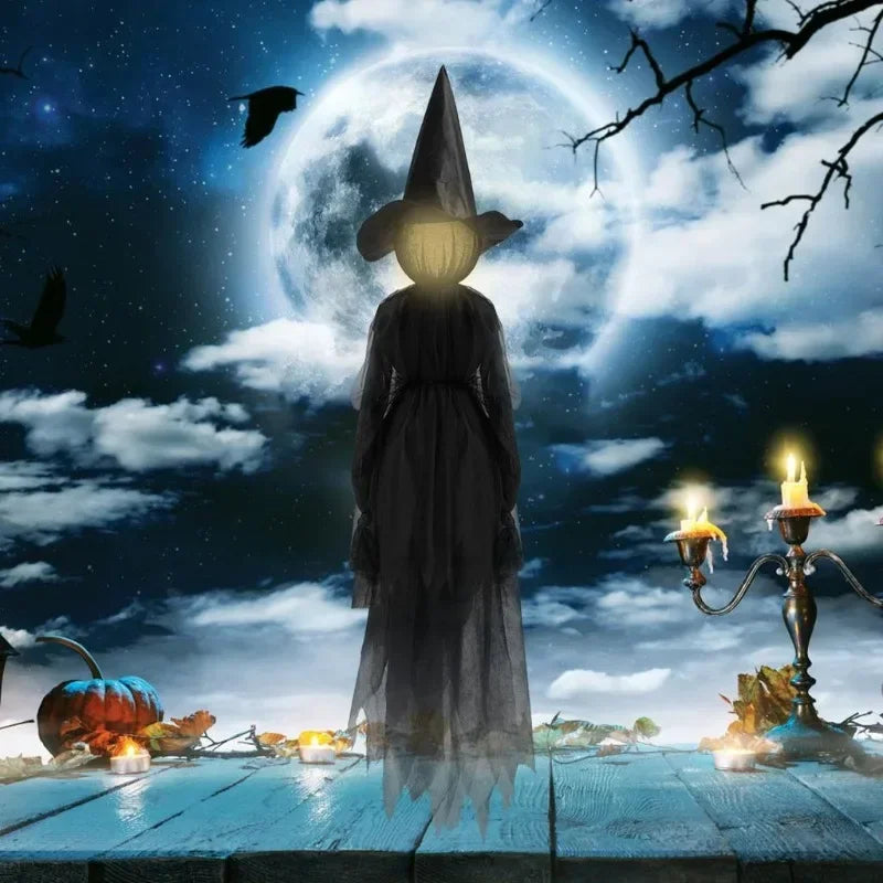 BowLift | Glowing Hand-Holding Halloween Witch Decor