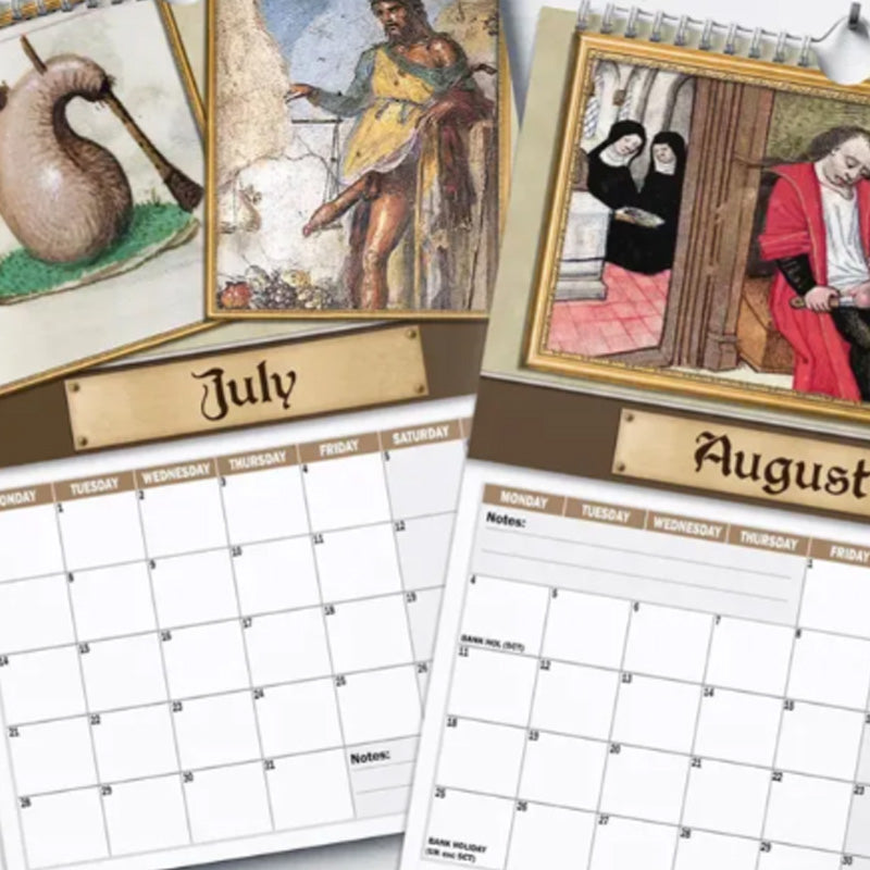 BowLift | Medieval Humor 2025 Wall Calendar