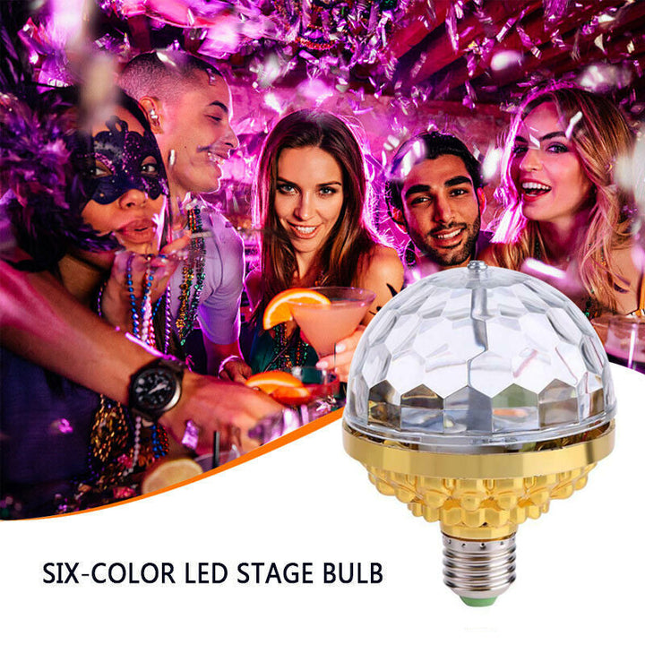 BowLift | LED Disco Ball Colorful Rotating Lightbulb