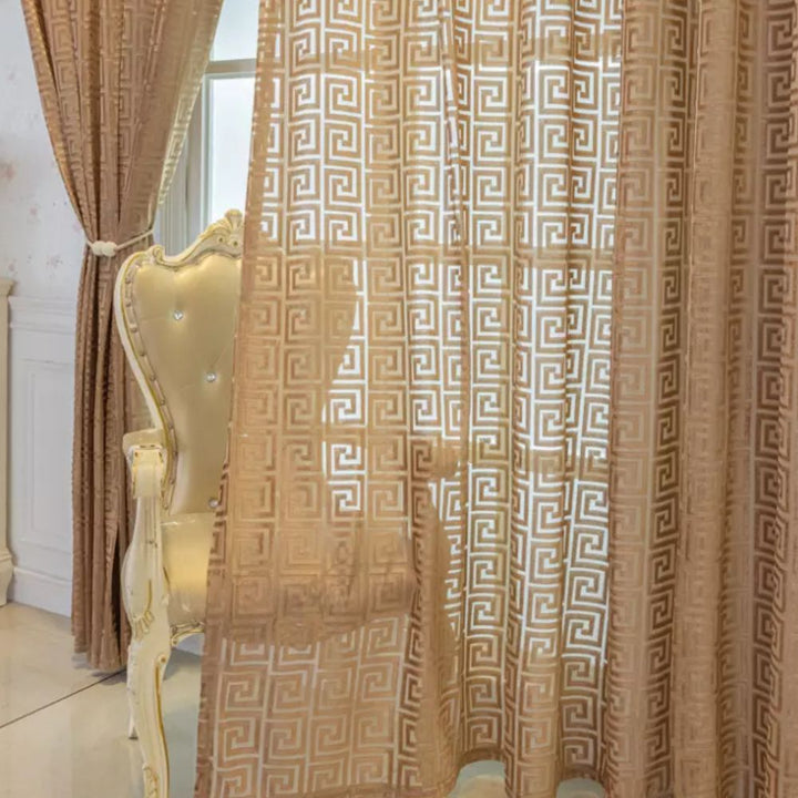 BowLift | Imperial Maze Embroidered Curtain