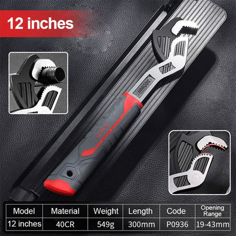 BowLift | Industrial Quality Multifunctional Self-Locking Pipe Wrench Tool