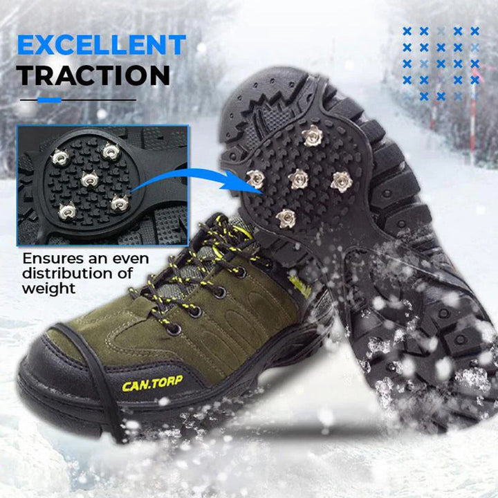 BowLift | Traction Cleats Ice Snow Grippers Non-Slip Silicone