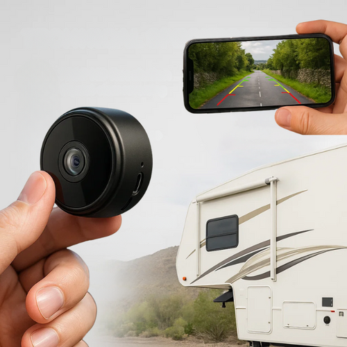 Wireless HD Backup Camera for RVs, Trucks and Trailers with Night Vision