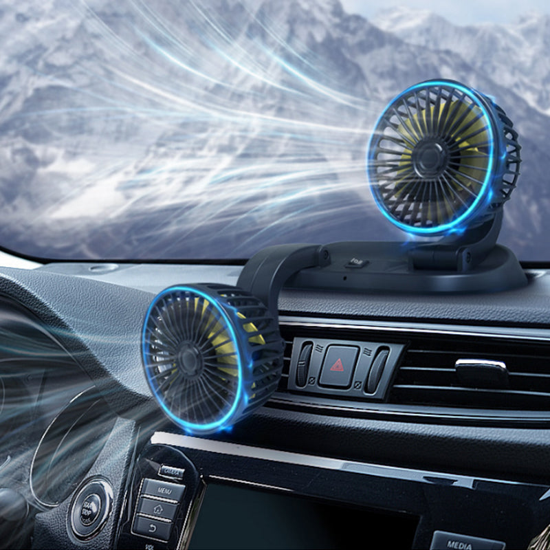 BowLift | Dual Head Car Auto Circulator Fan