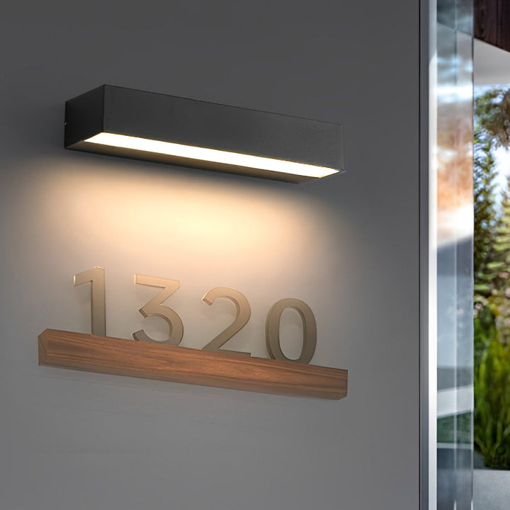 BowLift | Minimalist Black Waterproof LED Strip for Facade Lighting