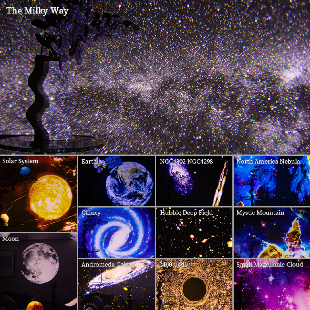 BowLift | Celestial Dreams: 360° Planetarium Galaxy Projector -  Full-room Coverage