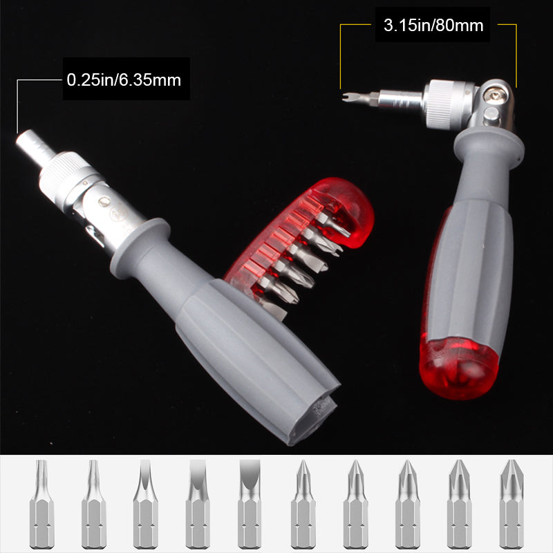 BowLift | 10 In 1 Ratchet Multitool Screwdriver Set
