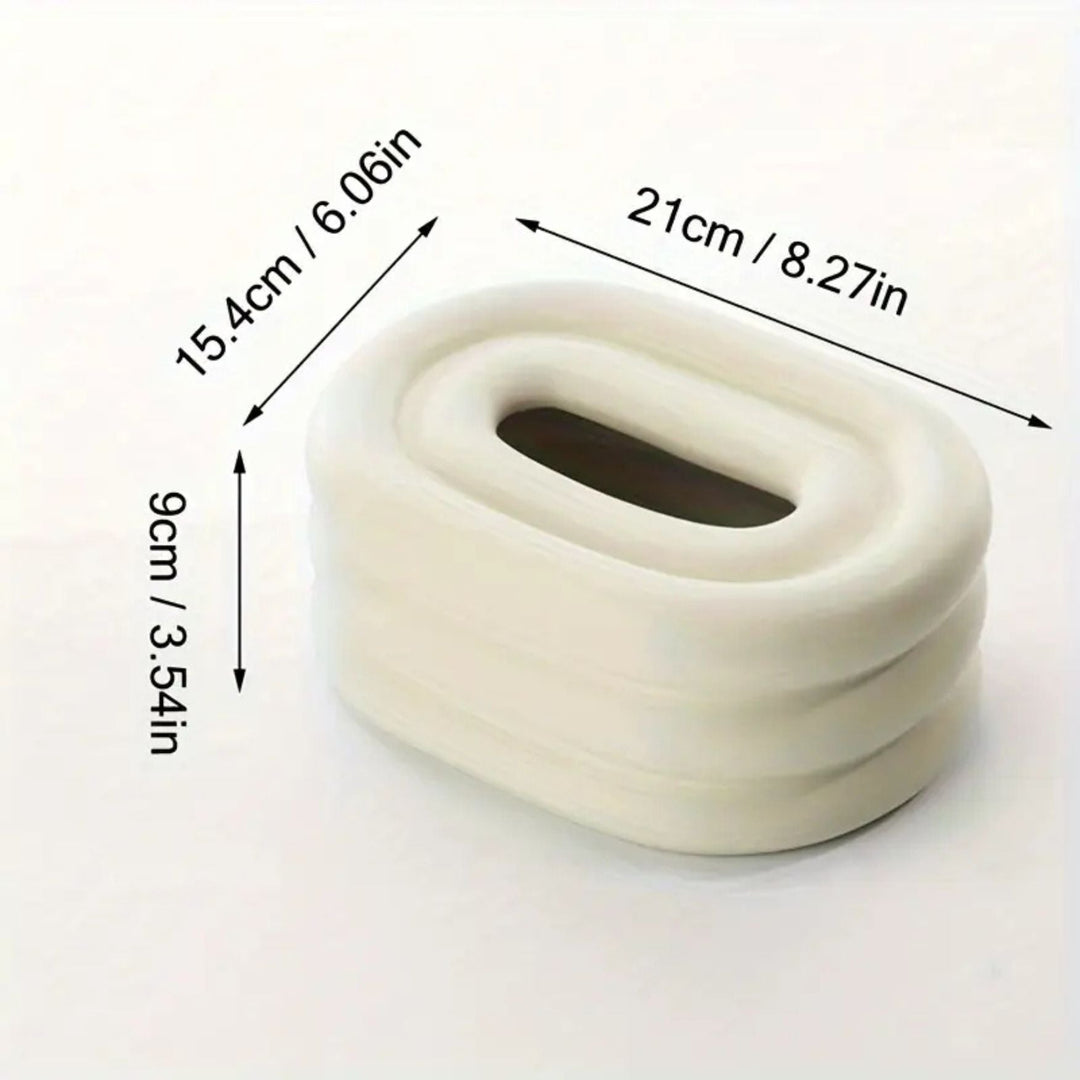 BowLift | Lustre Ceramic Tissue Holder