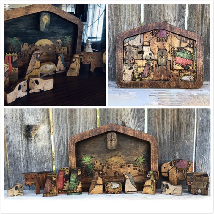 BowLift | Wooden Jesus Puzzle Set