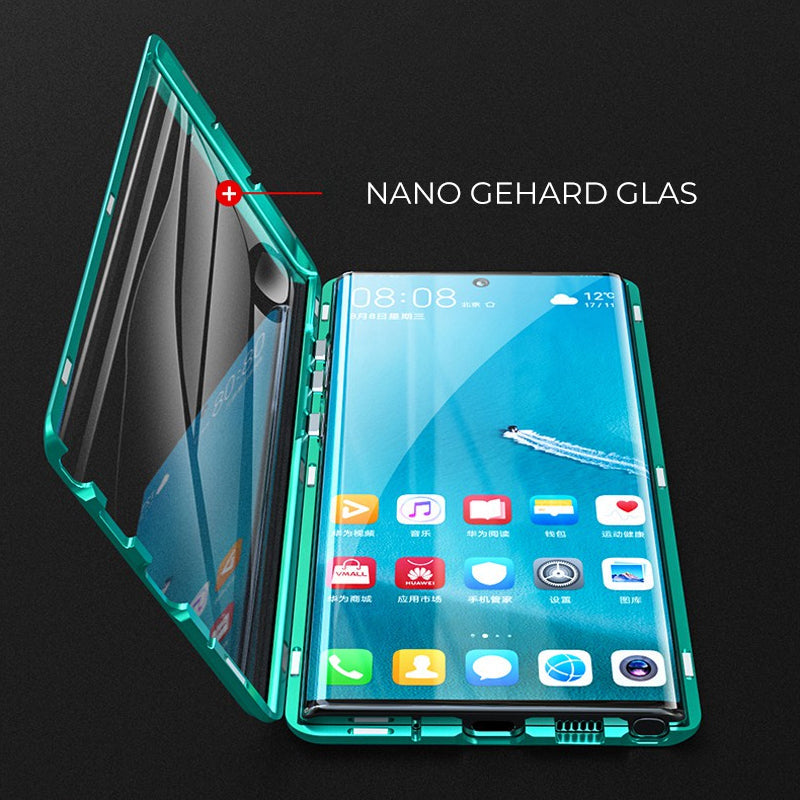 Magnetic phone case with double-sided tempered glass – for Samsung Galaxy S23/S22/S21/S20 & Note 20/10