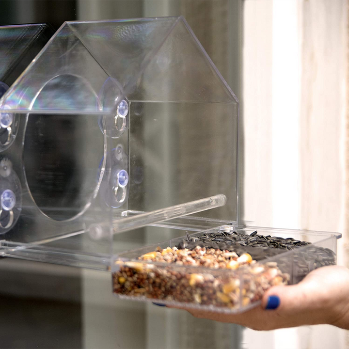 BowLift | Window Bird Feeder House