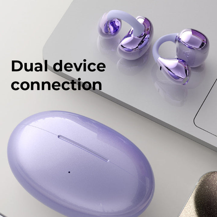 BowLift | AI Translation Open Ear Clip Bluetooth Headphone