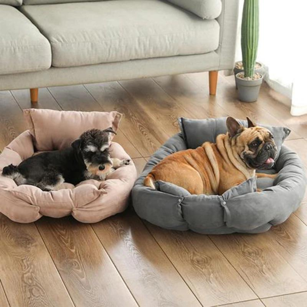 PlushPaws •  3-in-1 Dog Bed