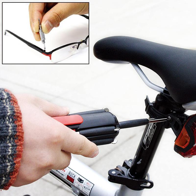 BowLift | 8 Screwdrivers in 1 Tool with Work Light and Flashlight