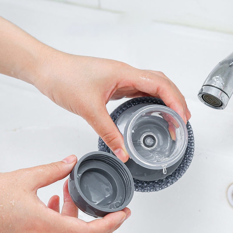BowLift | Kitchen Soap Dispensing Palm Brush