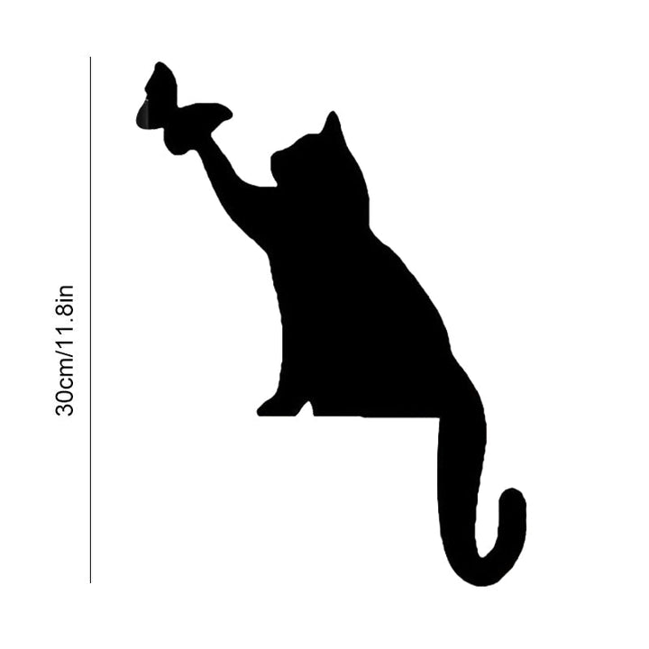 BowLift | Black Cat Door Corner Sign Decoration
