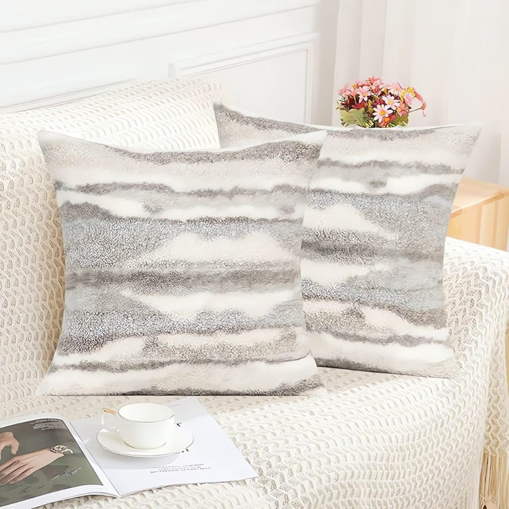 BowLift | Marble Inspired Plush Cushion Cover