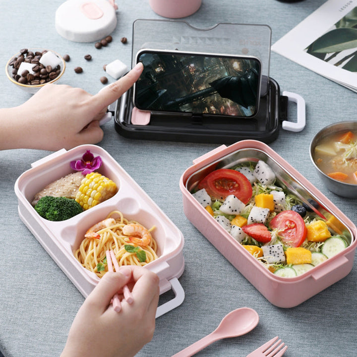 BowLift | Portable Three Stackable Lunchbox