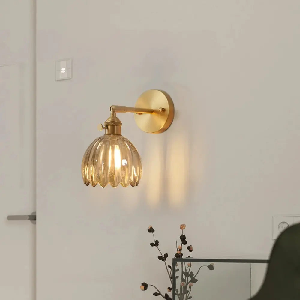 BowLift | GlowForge - Stylish Wall Lamp with a Metallic Finish