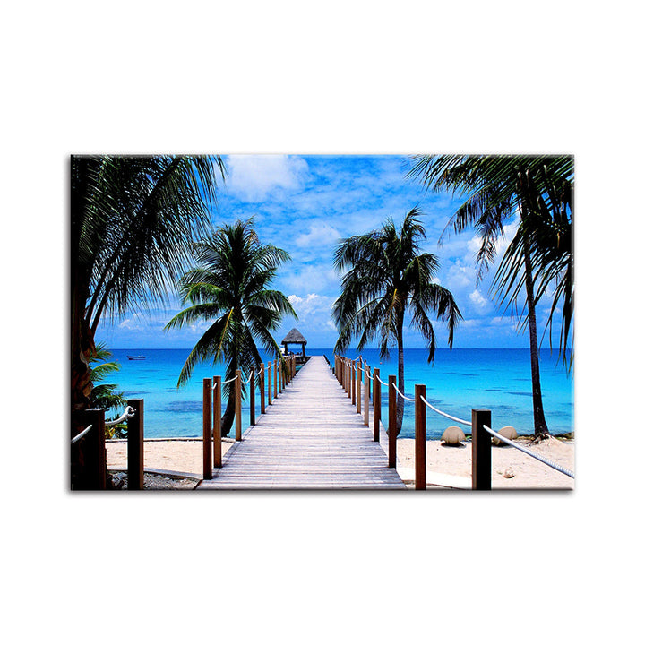 Maldives Vacation - Canvas Wall Art Painting | Bowlift