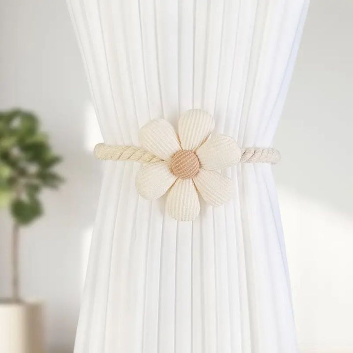 BowLift | Delicate Flower Magnetic Curtain Tie Back | 2Pcs Set