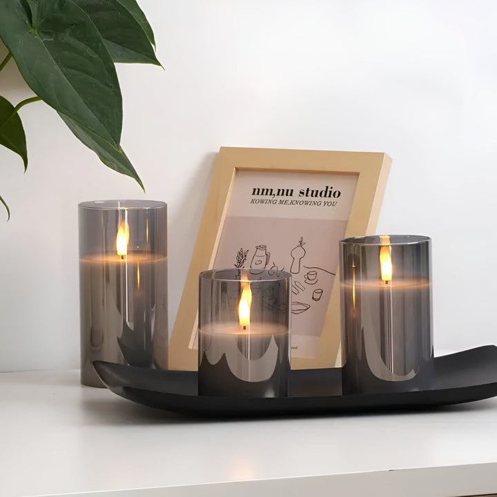 BowLift | Ethereal 3D Flameless Candle | 3pcs Set